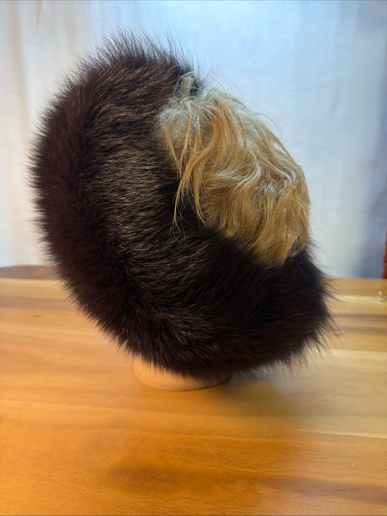 NEW Elegant Winter Women Headband Dark Brown Canadian Fox Fur Sz Adjustable main image 10